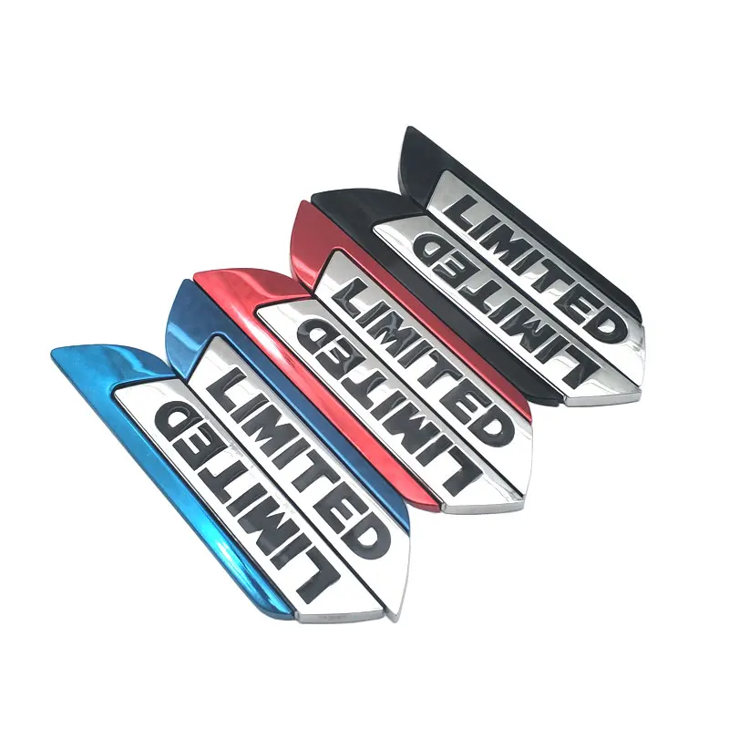 Пара металлический автомобильный Стайлинг ограниченное логотип эмблема сторона