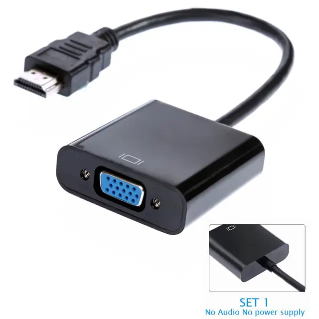 HDMI в VGA с разъемом 3,5 мм аудио 