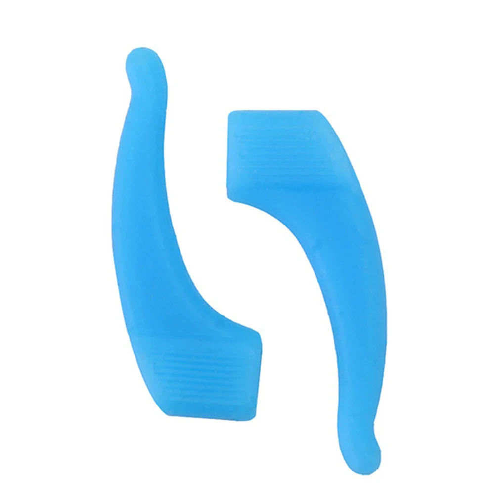 Заушники для очков силиконовые черные/белые 1 пара | Аксессуары одежды