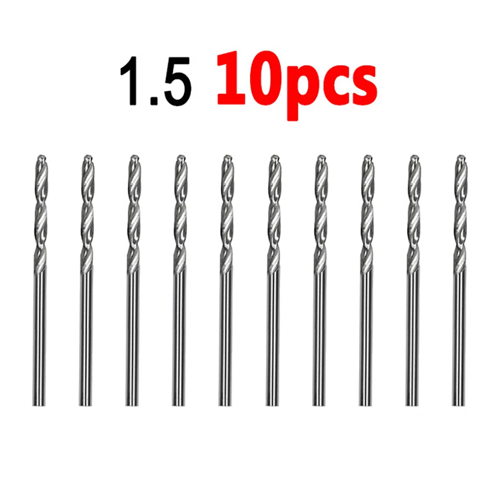 

50Pcs HSS 4241 High Speed Steel Drill Bit Set Tool 1mm 1.5mm 2mm 2.5mm 3mm