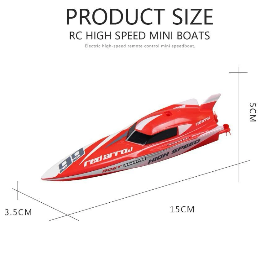 3312M 2.4GHz RC Ship Boat 4 Channels High Speed Mini Racing Waterproof Rechargeable Speedboat Children Toy | Игрушки и хобби
