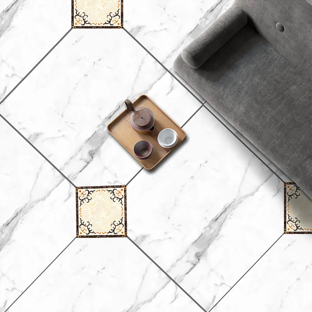 Мраморная мозаика пилинг и палка настенная плитка самоклеющиеся щитки DIY Кухня