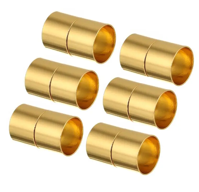 5pcs Gold Color Magnetic Clasps Fit 3 4 5 6 7 8 10 12 mm Leather Cord Bracelet Connectors For DIY Jewelry Making Wholesale | Украшения и