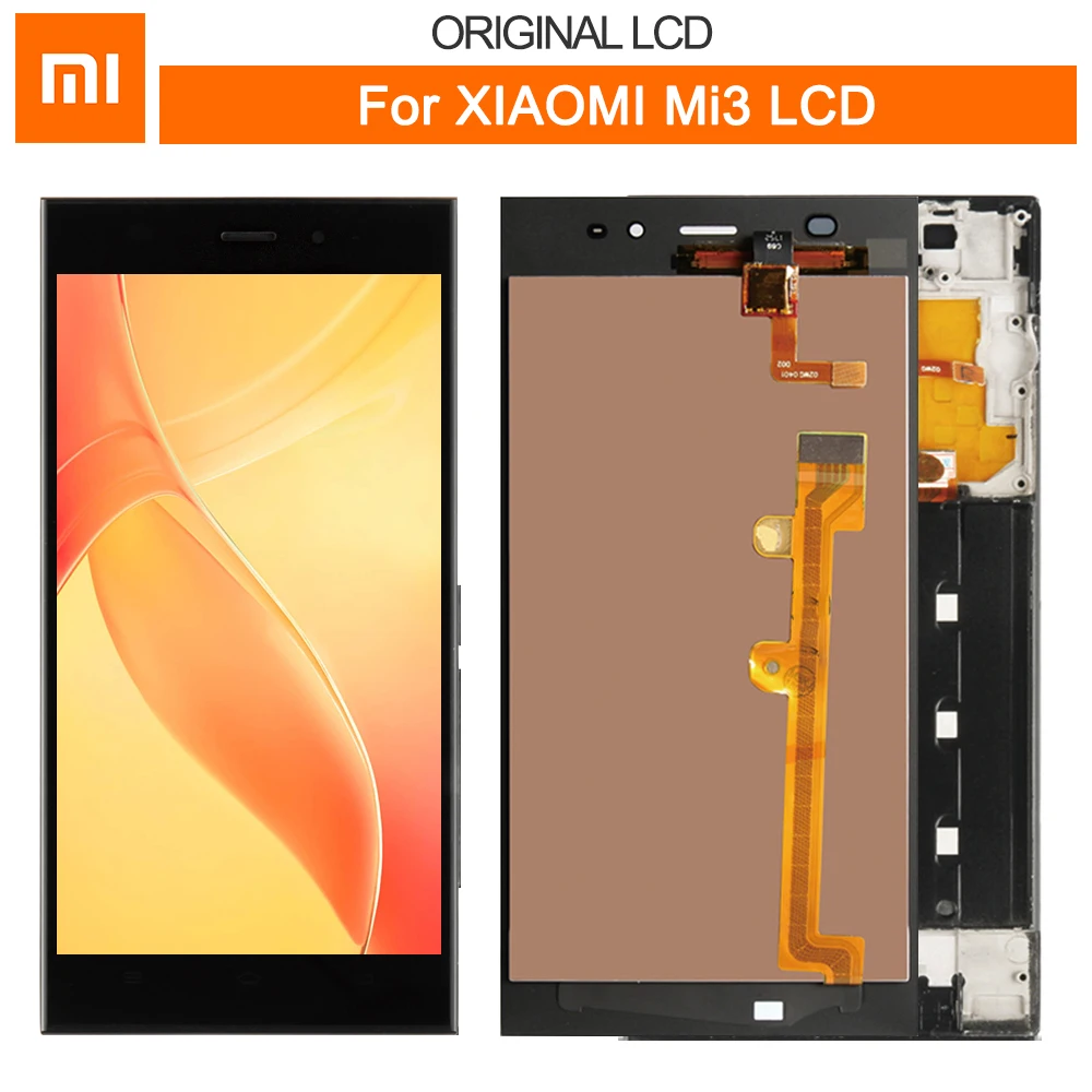 Для 5," Xiaomi mi 3 ЖК-экран+ сенсорная панель дигитайзер сборка Замена для Xiao mi 3 ЖК-дисплей