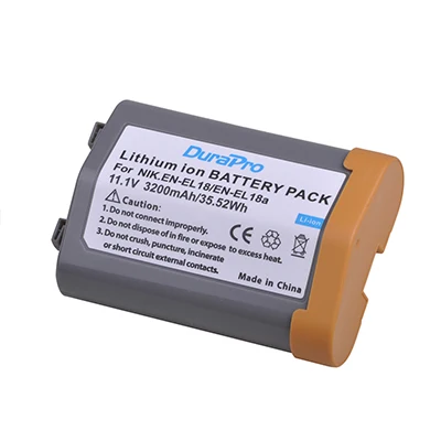 1 Battery 1 шт. 3200 мАч EN-EL18 EN-EL18a EN EL18 ENEL18a батарея+ ЖК-дисплей двойной Смарт быстрое зарядное устройство для Nikon D4, D4S, D5 цифровой зеркальной камеры - Цвет: 1 Battery
