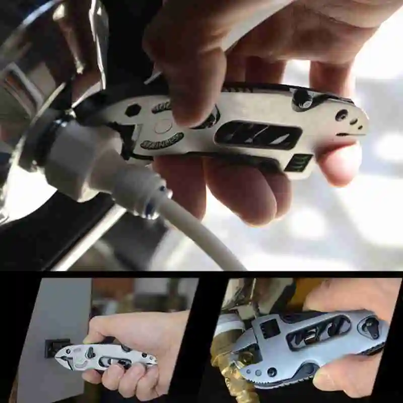 

Multi-tool Gear Tools Multifunctional Outdoor Pocket Metal Tool Pliers Knife Wrench Wrench Wrench Screwdriver