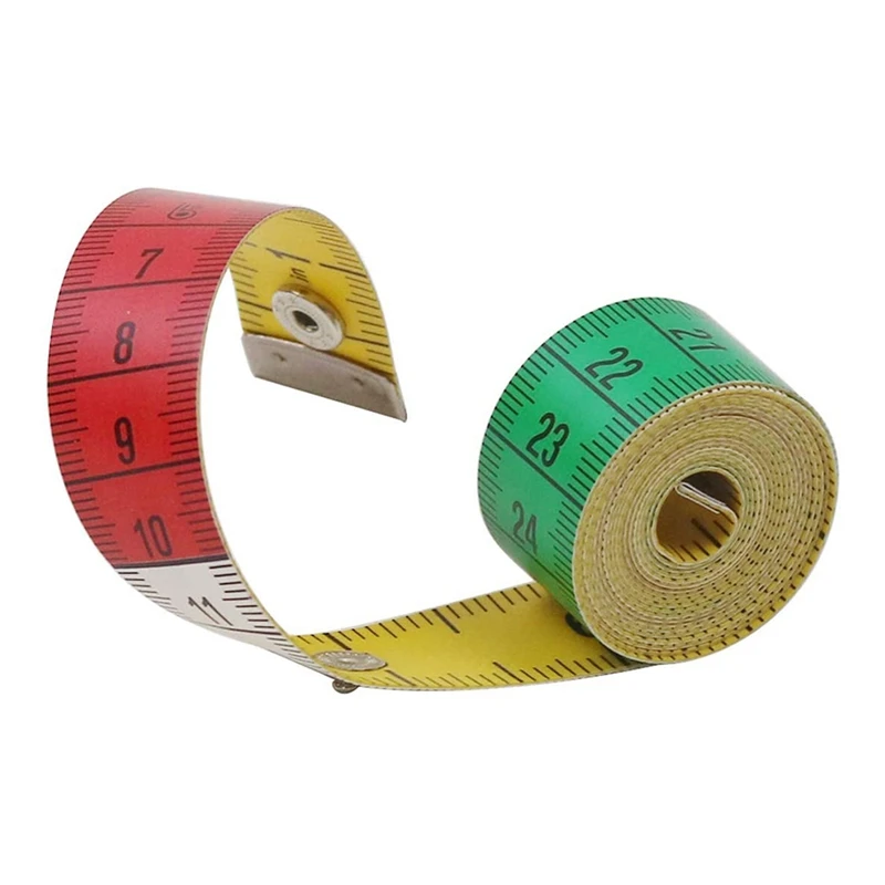 

5PCS 1.5M Body Measuring Ruler Sewing Tailor Tape Measure Mini Soft Flat Ruler Centimeter Meter Sewing Measuring Tape