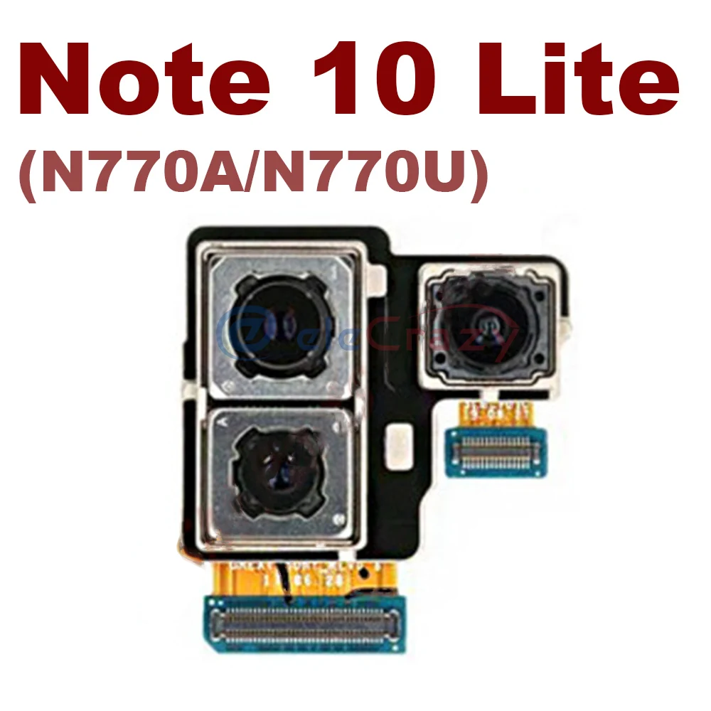 Módulo da Câmera Principal para Samsung Original Voltar Traseira Galaxy Note 8 Nota 9 10 Mais Lite Cabo Flexível Fita 100% Testado 6 Original voltar módulo da câmera traseira principal
