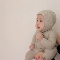 hayana 2021 autumn new kids clothes set long seeved stretch big pit baby romper one piece suit