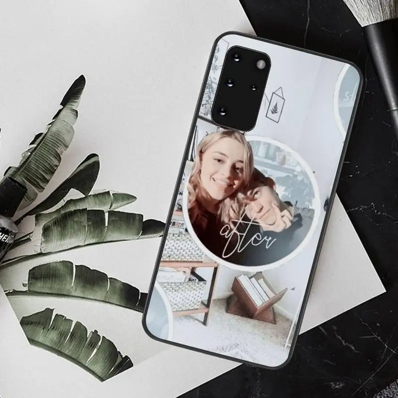 Чехол-накладка CUTEWANAN для Samsung S20 plus Ultra S6 S7 edge S8 S9 S10 5G из мягкого ТПУ черный |