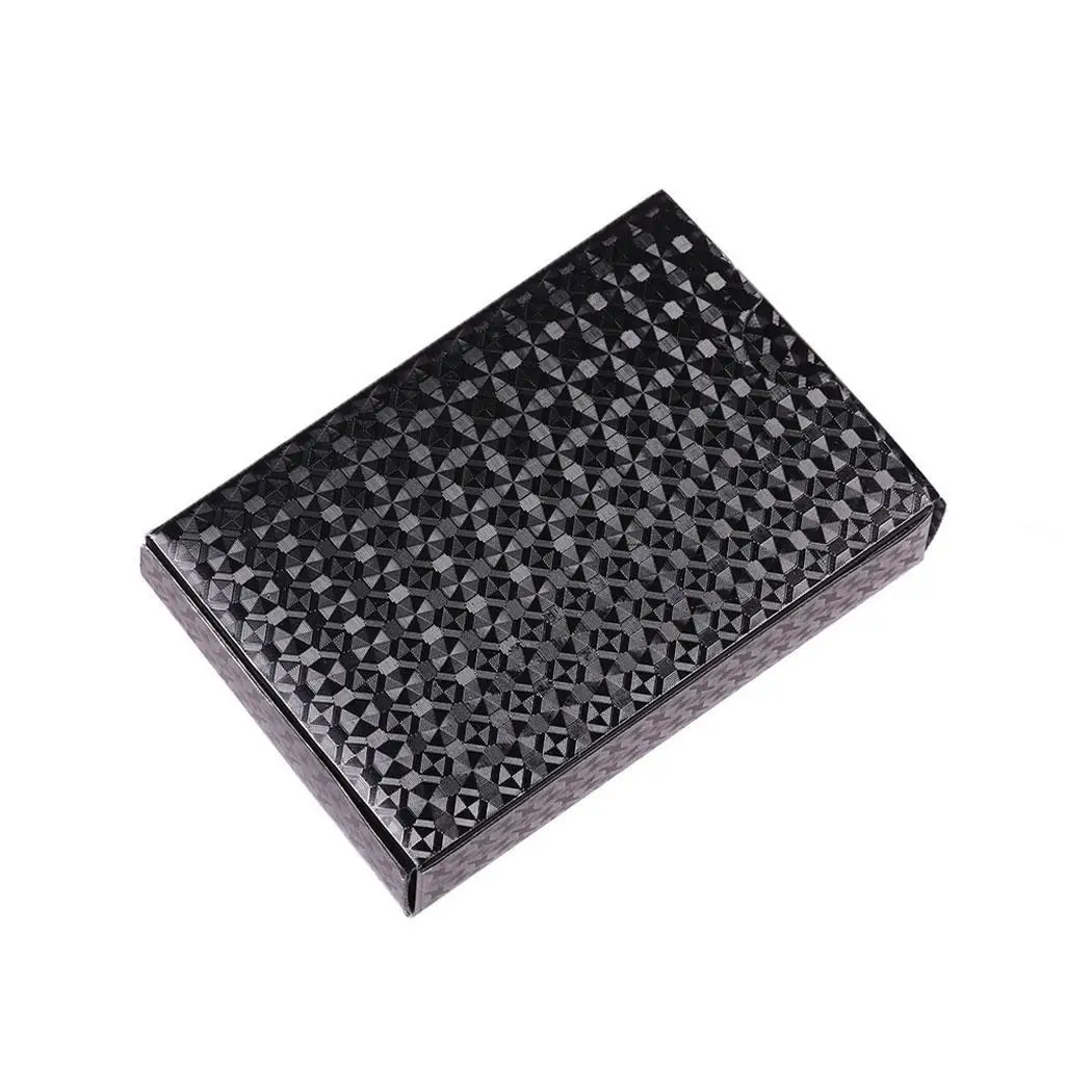 Новые игральные карты водонепроницаемые покерные клетчатые доллара колода