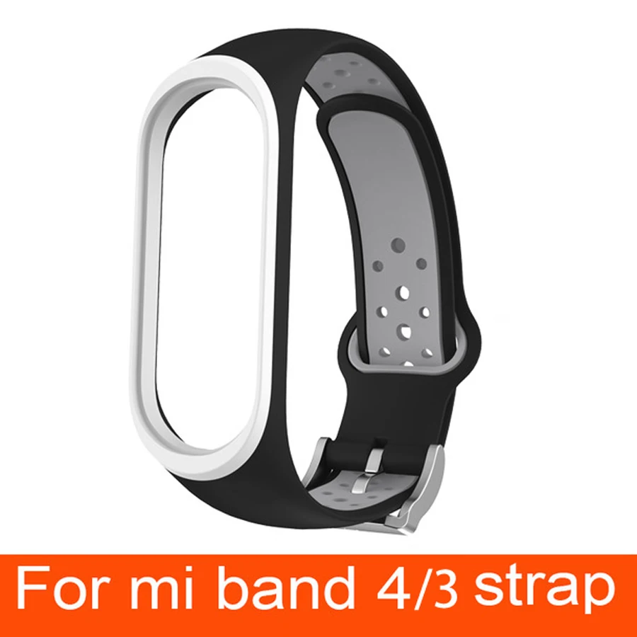 Ремешок для Xiaomi Mi Band 6 5 4 силиконовый браслет NFC смарт-часов аксессуары спортивный
