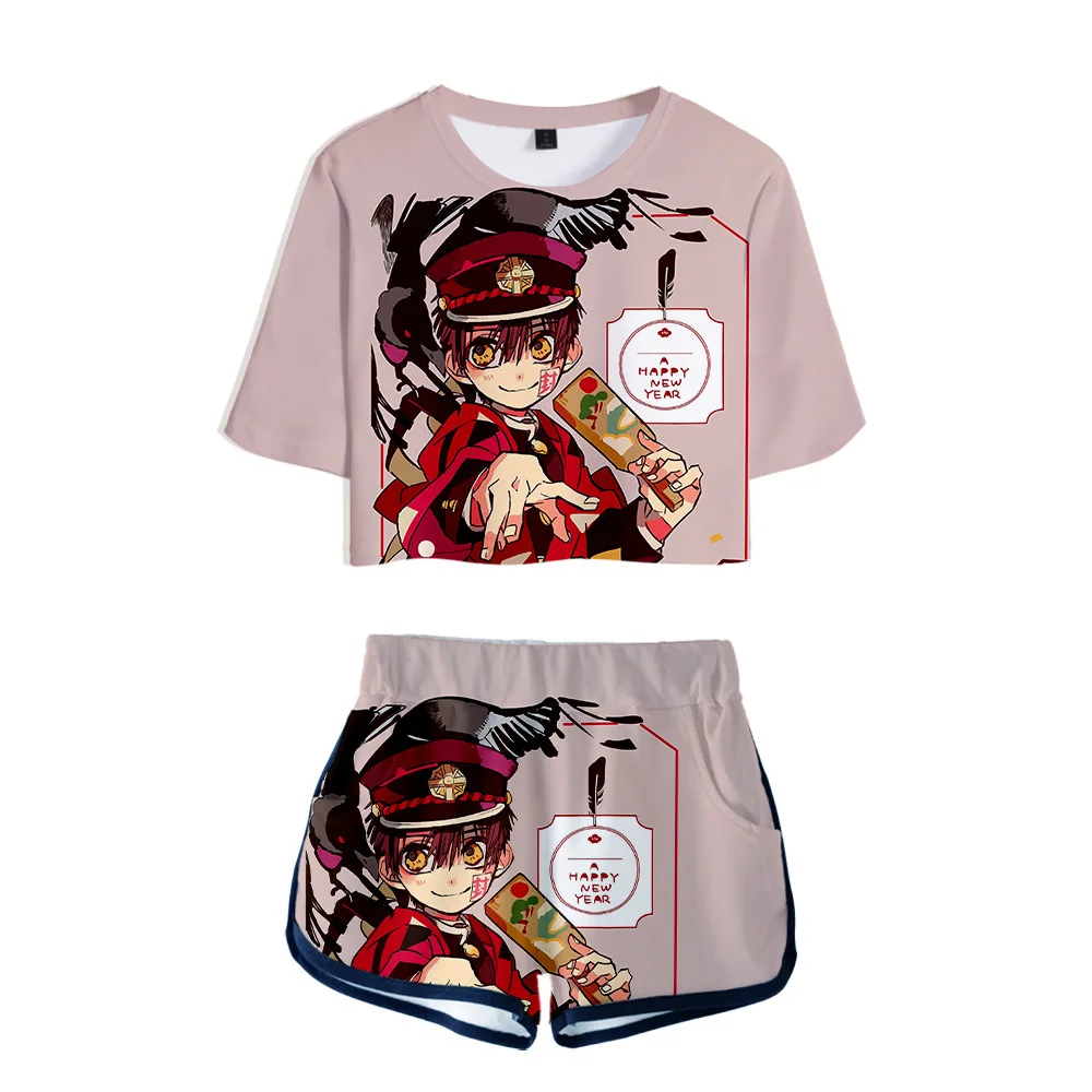 Новинка 2020 футболка Jibaku Shounen Hanako kun костюм для косплея аниме косплей Ханако Кун