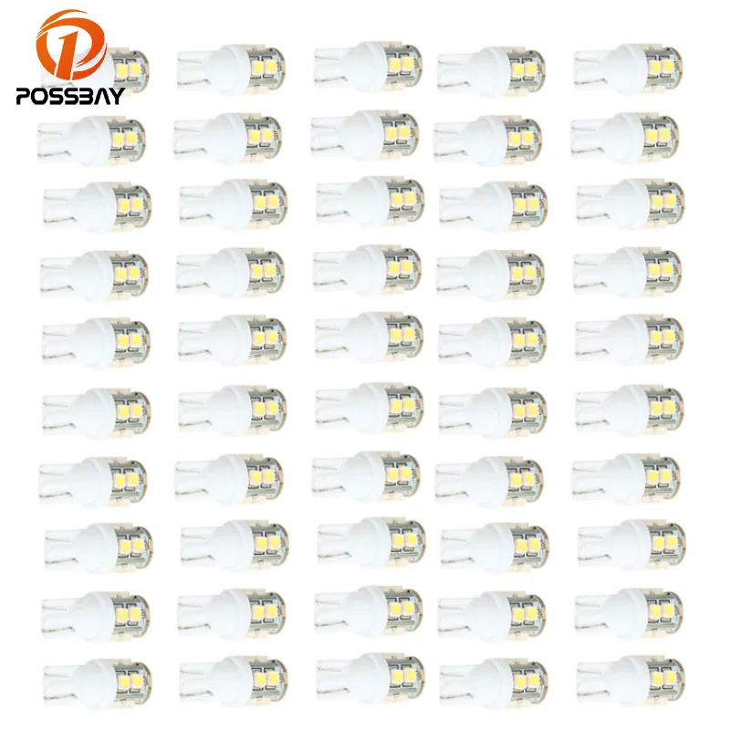 Posbay белый 1210 3528 T10 W5W внешний фонарь 10 светодиодный 168 194 12 В постоянного тока