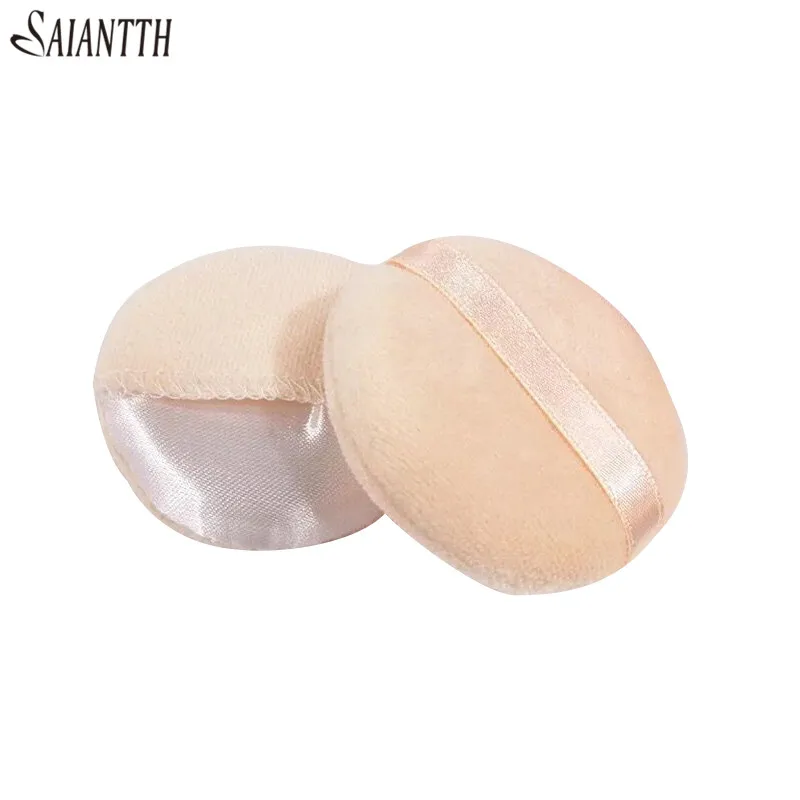 SAIANTTH special hook gloves honey loose powder puff round nature makeup sponge face cosmetic tool for Photo studio artist |