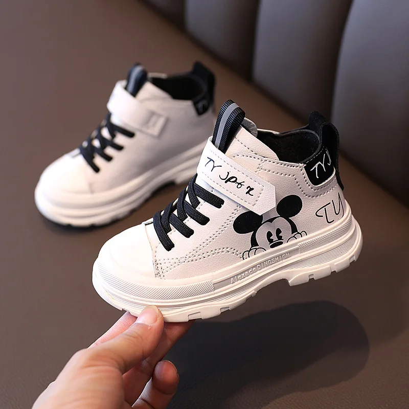 Кроссовки Disney Детские с Микки Маусом повседневная спортивная обувь для