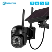 smart solar energy rechargeable power 1080p 4g sim card wifi battery ptz camera wireless security ip camera pir detection audio