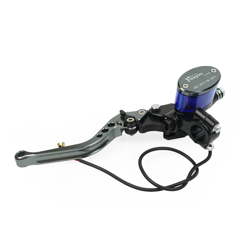 

Moto 50cc 100cc 125cc 150cc Moto rcycle рычаг сцепления Главный цилиндр гидравлический 22 мм 3/4 "рычаг moto 125 yz YQ50 Aerox MBK