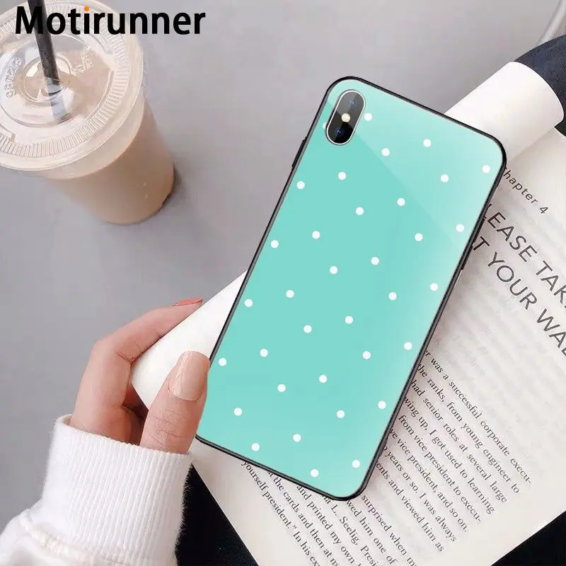 Motirunner простой маленький свежий мятно-зеленый умный чехол для телефона iPhone 11 pro XS