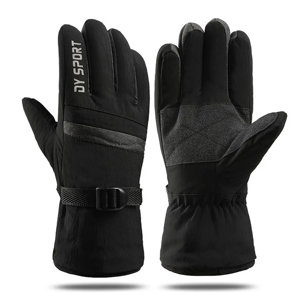 

Новые лыжные перчатки Водонепроницаемый с защитой от ветра флис Лыжный Спорт теплые митенки для сноуборда перчатки защитные Термальность ...