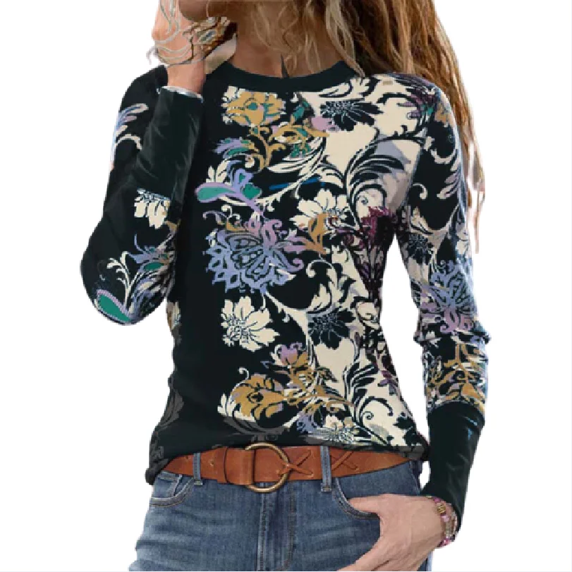 5XL высокого качества женские футболки с рисунками из мультфильмов на весну и