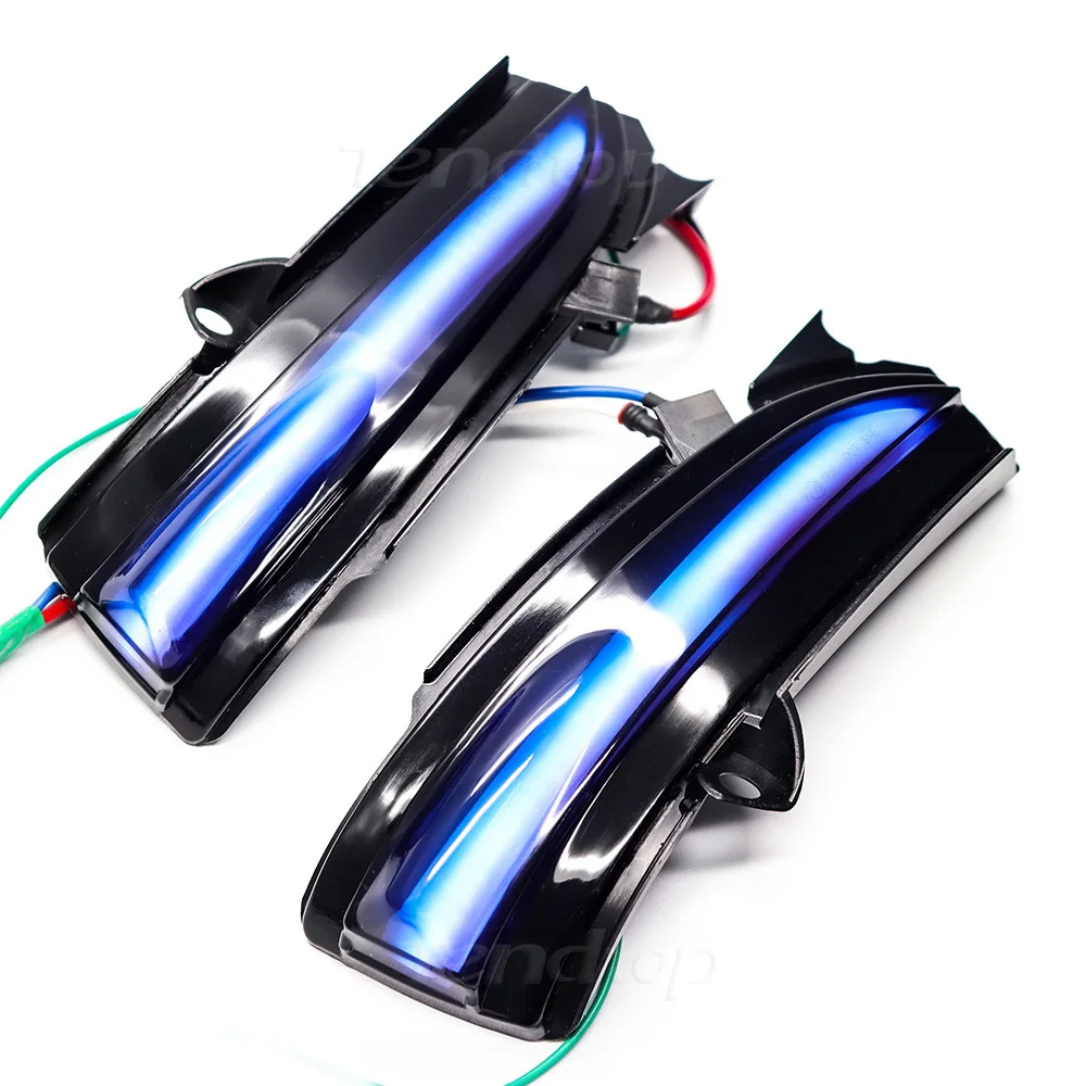 

Dynamic Steering Signal Led Rear View Mirror Indicating Flash For FORD MONDEO MK5 2014-2019 MK V 5 Blue And Yellow Light