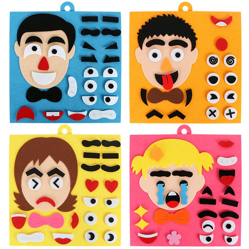 

Игрушка-пазл из фетра для выражения лица, 30 х30 см