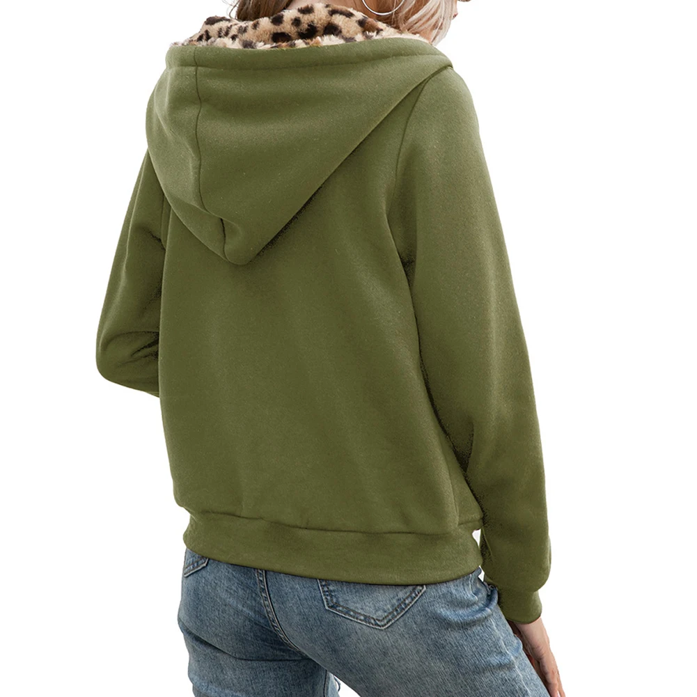 Новая женская Толстовка Оверсайз 2020 с леопардовым принтом сшитая куртка