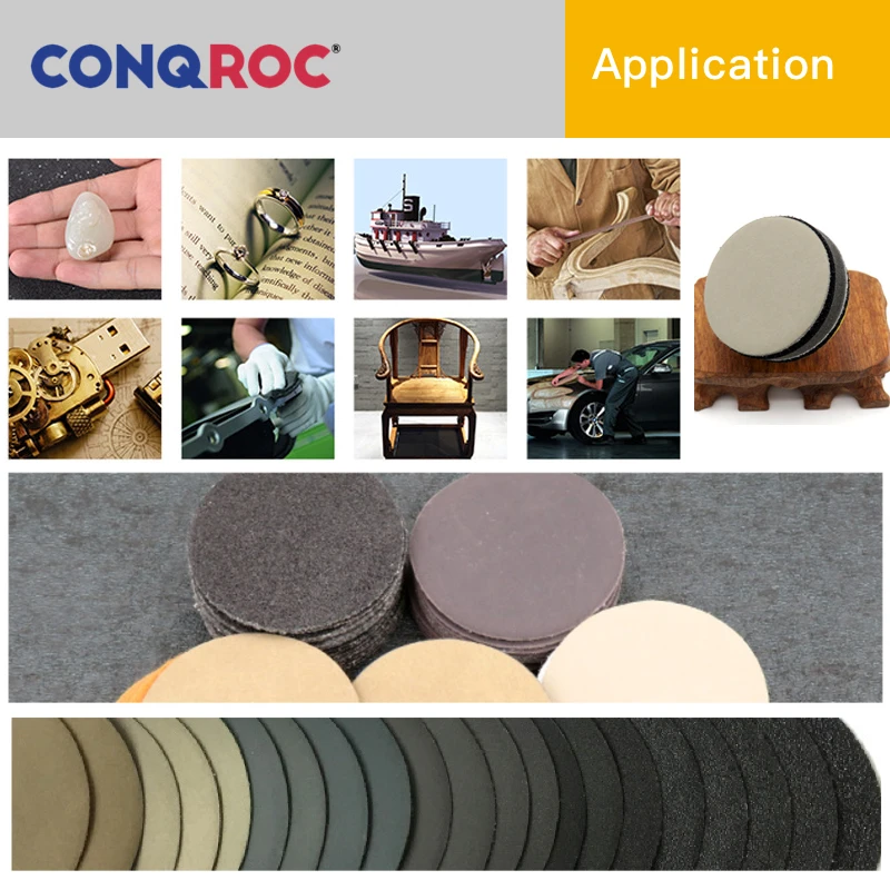 100 шт. 50 мм 2-дюймовые шлифовальные диски с крючком петля влажная сухая