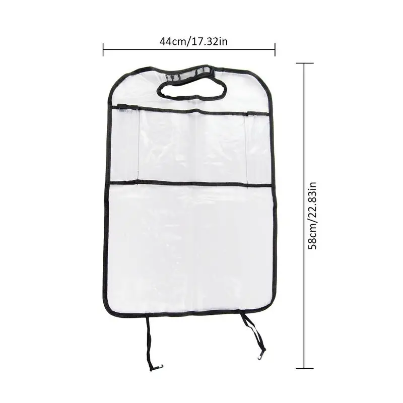 Автомобиль Интерьер ребенка анти-кик коврик авто сиденье Черная защитная крышка