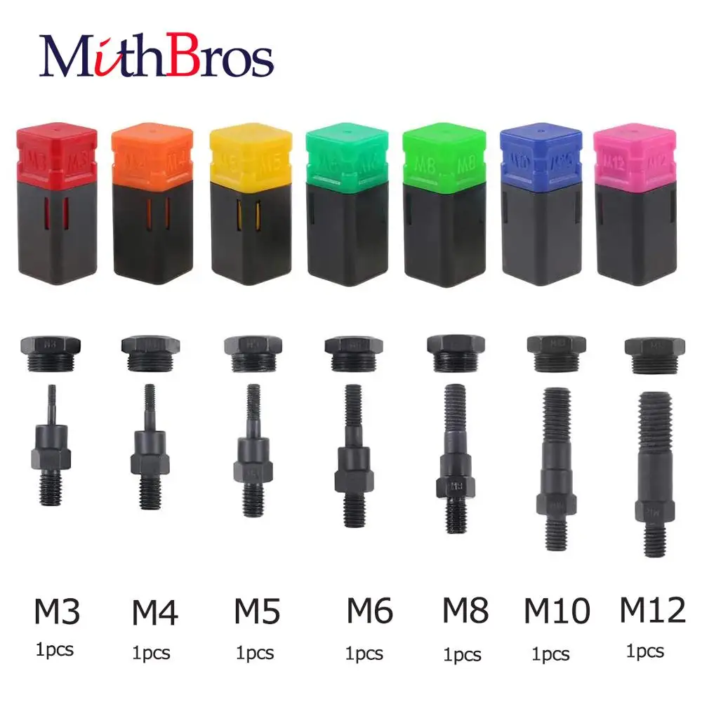 MithBros клепальный пистолет часть Резьбовая оправка Замена для ручной гайки