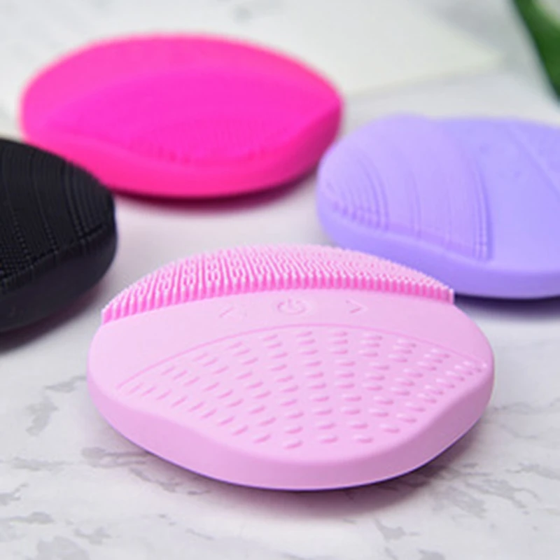 Электрическая щетка для лица ультразвуковая вибрация глубокое очищение массаж