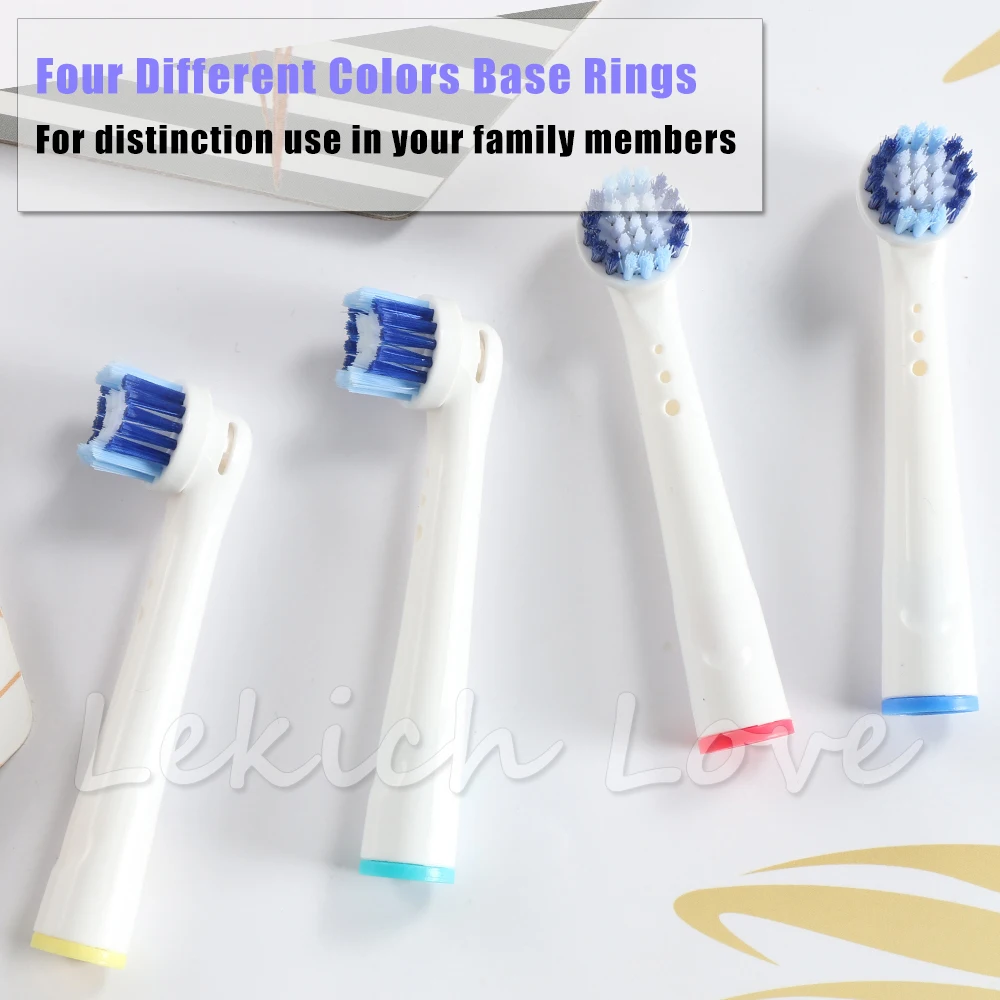 4 головки для электрической зубной щетки Oral B в комплекте с 30 зубными палочками