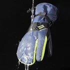 Лыжные перчатки для сенсорных экранов для мужчин и женщин, ветрозащитные длинные зимние теплые водонепроницаемые варежки с пальцами для сноуборда, велоспорта, 35