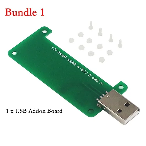 Raspberry Pi Zero USB-A плата Addon V1.1 Pi0 Badusb разъем для Raspberry Pi Zero V1.3 для Zero W для Zero WH - Цвет: Bundle 1