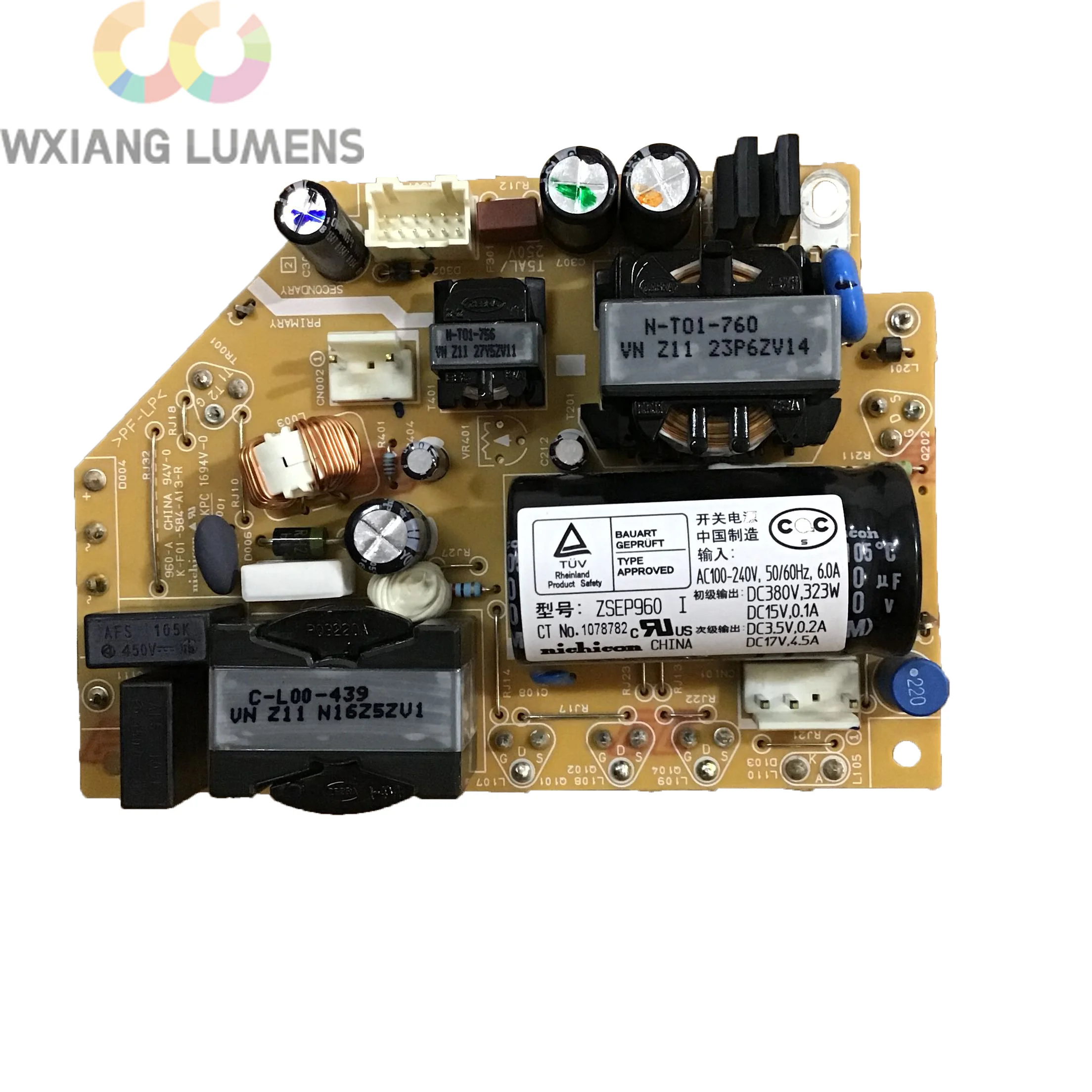 

Projector Main Power Supply Board Ballast ZSEP960 Fit for EPSON EB-C2070WN/C2080XN/C2100XN EB-C2030WN/C2050WN/C2060XN