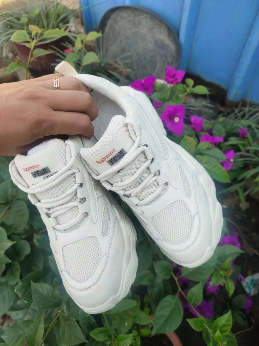 

Chunky Sneakers Woman Shoes Genuine Leather Dad Soles Breathable Lace Up Ladies Internal Increase Platform Running Footwear