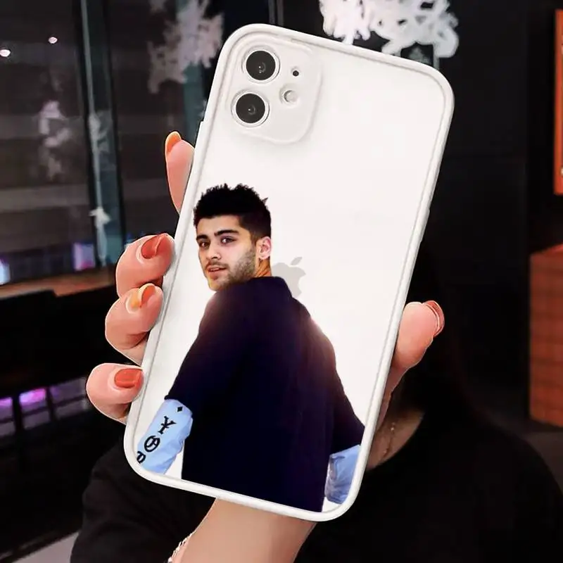 

Zayn malik famous singer Aesthetic Phone Cases matte transparent For iphone 7 8 11 12 plus mini x xs xr pro max cover