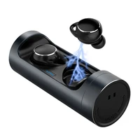 bluetooth earphone aluminum alloy rotating charging compartment touch tws wireless sports waterproof bluetooth headset