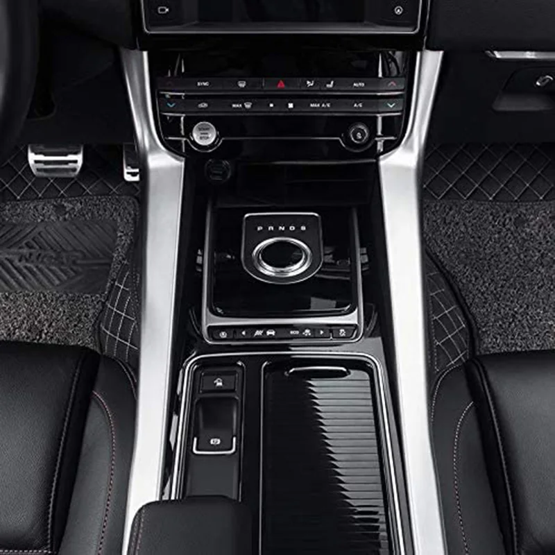 

Car Center Console Side Frame Cover Decoration Strip for Jaguar F-PACE 2016 2017 2018 2019 2020