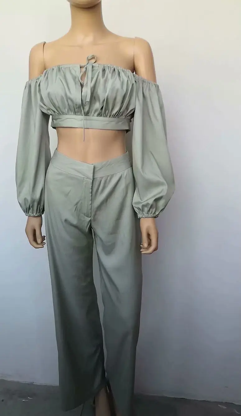 Новый осенний Женский комплект одежды сексуальные модные уличные брючные