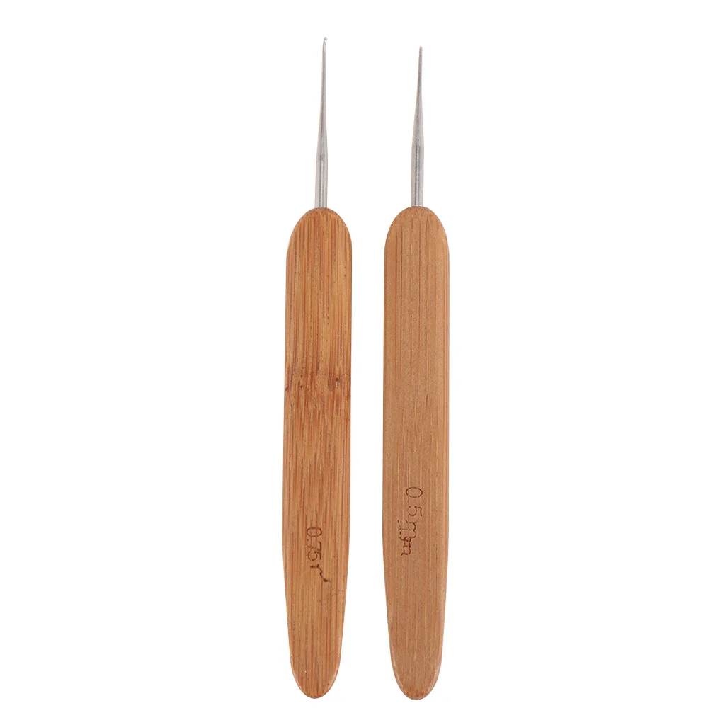 1 шт. ручка из нержавеющей стали для плетения дредов 0 5/0 75 мм|Крюковые иглы| |