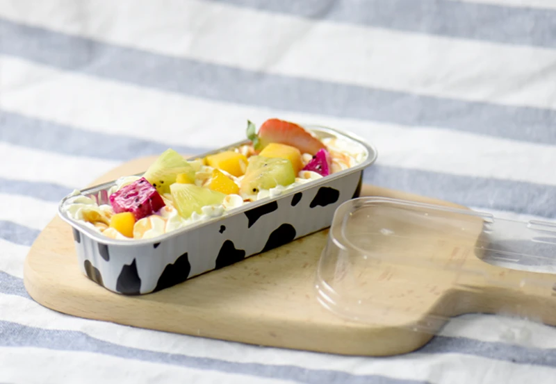 100 шт антипригарный нож олова Фольга Еда чаша формочка для торта хлеба обеда