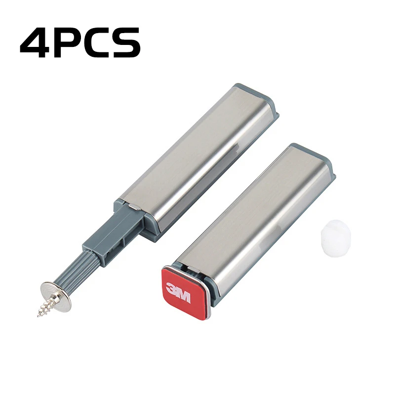 

Set of 304 stainless steel cabinet door rebound elastic shock absorber metal buffer door suction door stop furniture accessories