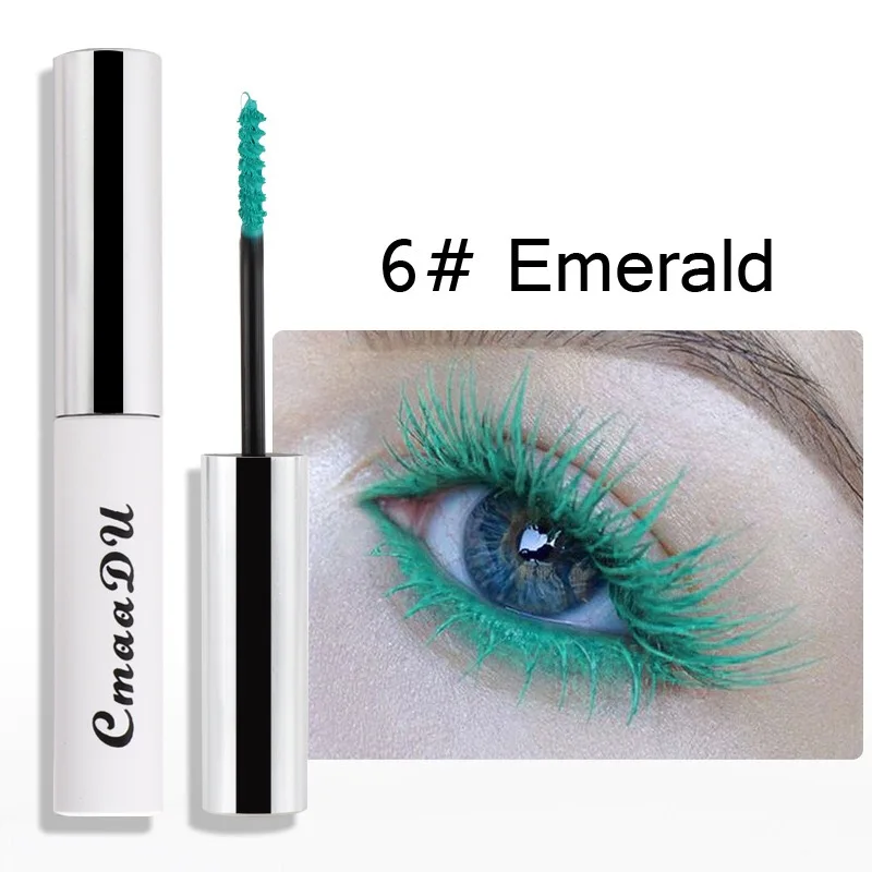 12 цветов тушь для ресниц водостойкая быстросохнущая завивка удлинение макияж