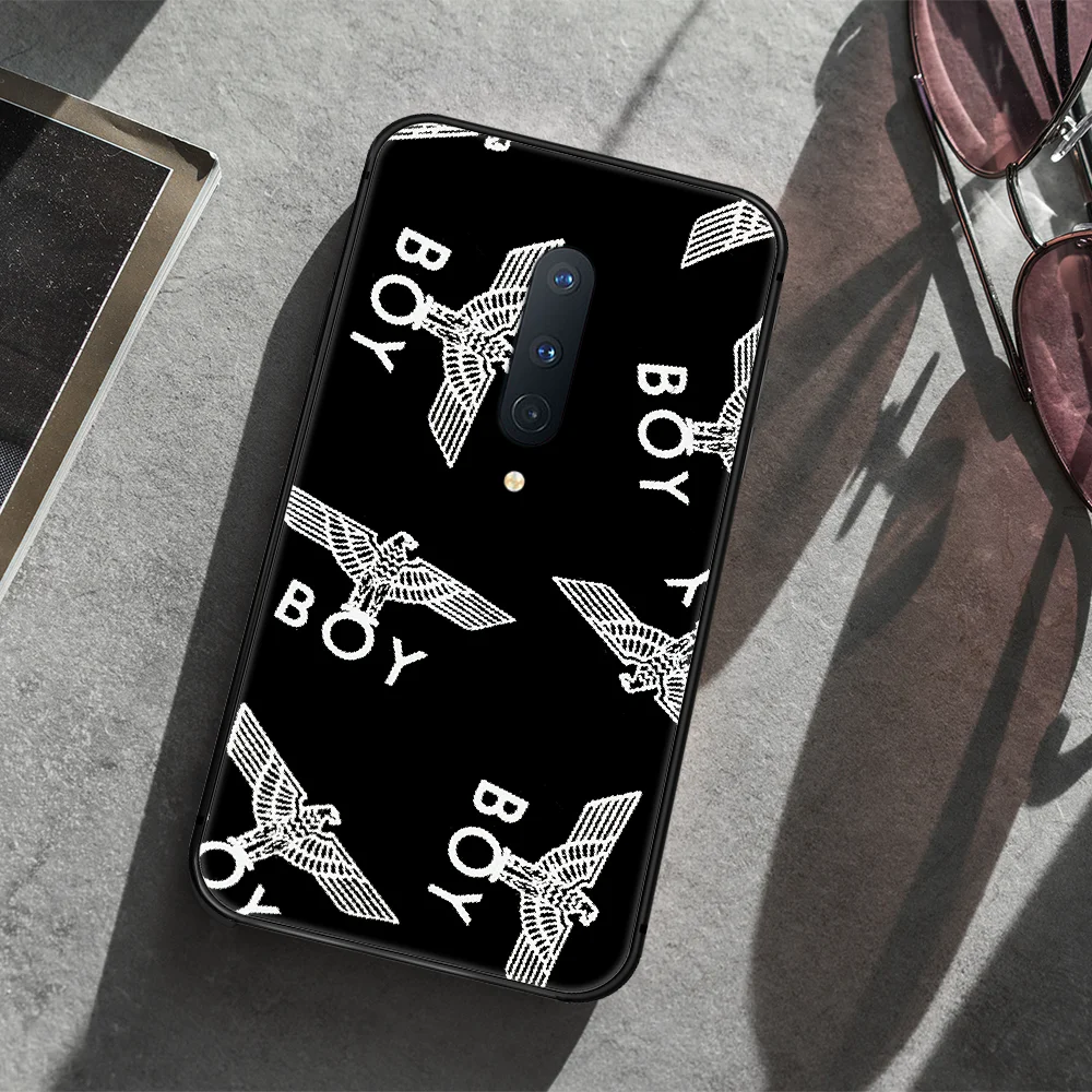 

Fashion brand Boy London Phone Case Cover Hull For 1+ Oneplus 5T 6 6T 7 7Pro 7T 8 8Pro 8T black Hoesjes Fashion Prime Trend