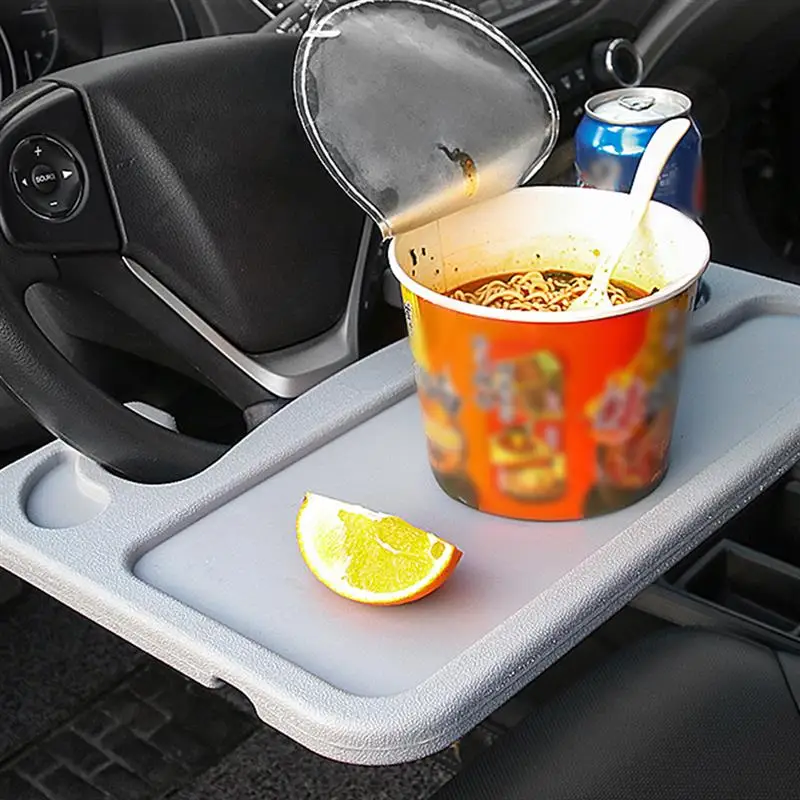 

Car Table Steering Wheel Eat Work Cart Drink Food Coffee Goods Holder Tray Car Laptop Computer Desk Mount Stand Seat Table