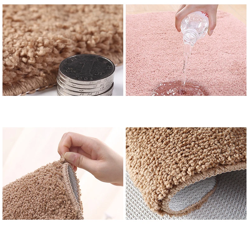 

Bathroom absorbent floor mats toilet toilet door mats entrance bedroom carpets household non-slip foot mats