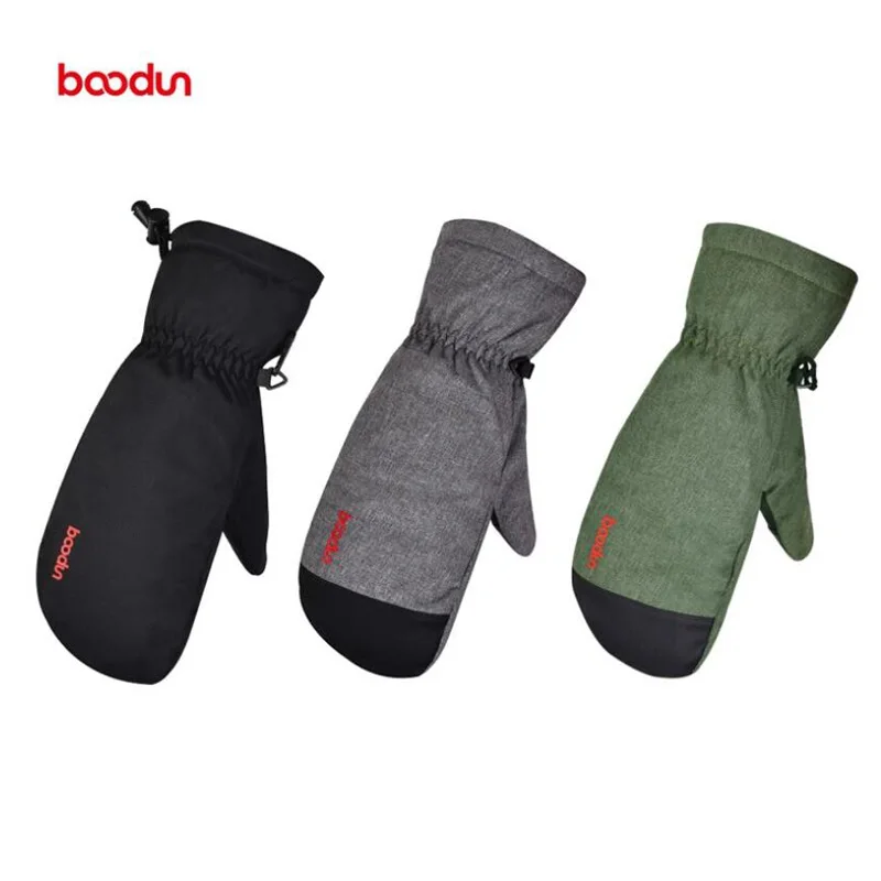 Лыжные перчатки зимние теплые для сноубординга мужские и женские варежки