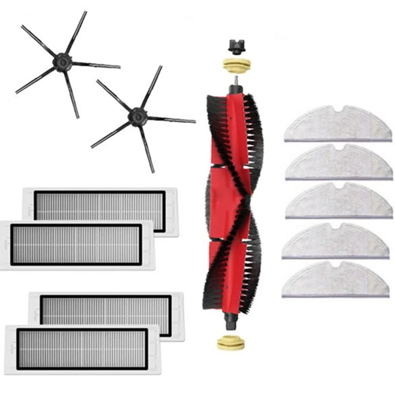 

24 Pack Vacuum Cleaner Replacement Parts HEPA Filters Main Brush Accessories for Xiaomi Roborock S4 S5 MAX Robot Parts